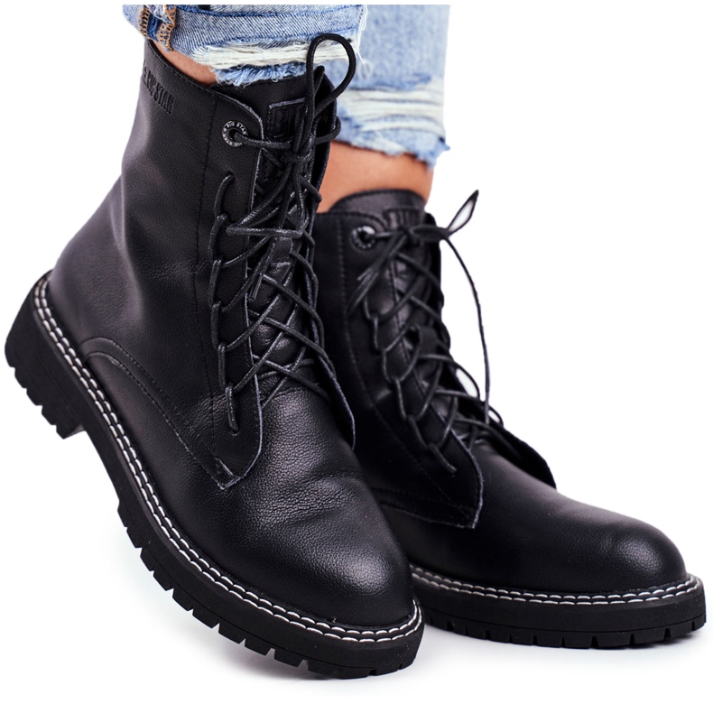 Női csizma Big Star Black GG274596 fekete