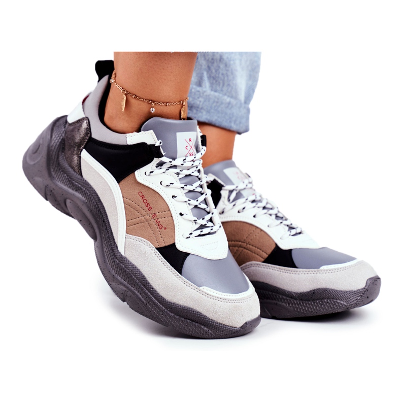 Cross Jeans Női sportcipő Cross farmer szürke GG2R4037
