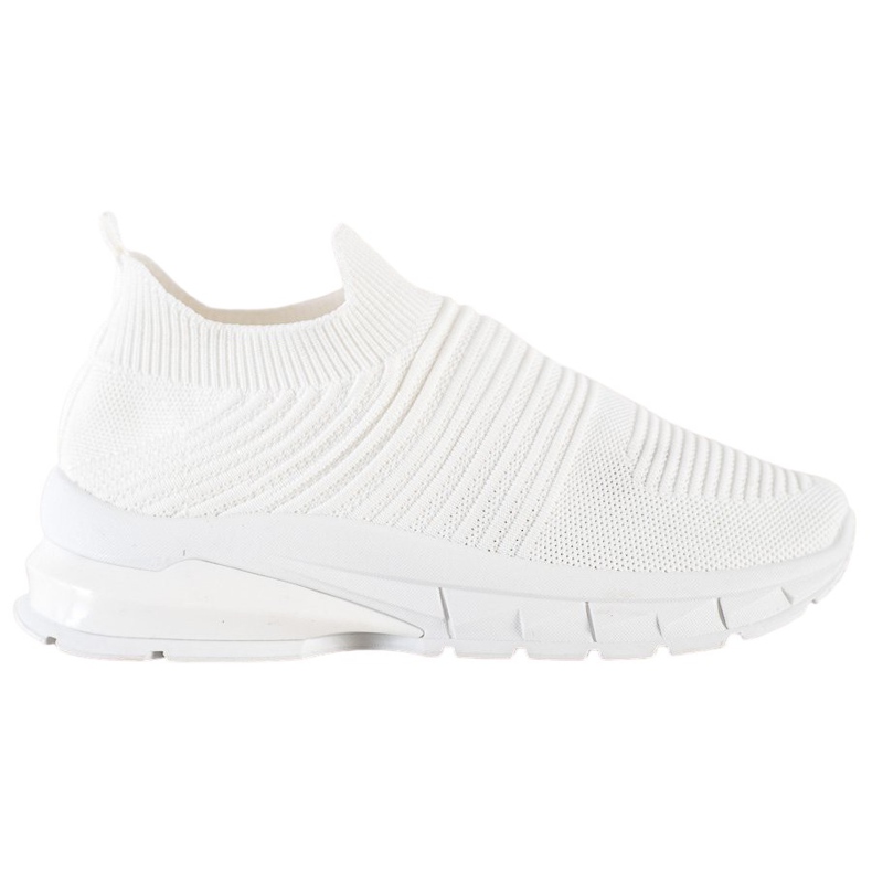 SHELOVET Textil csúszós cipők fehér