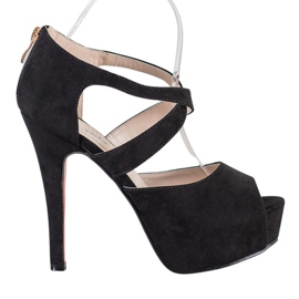 Queentina Nyissa ki a szivattyúkat a platformon fekete Queentina Nyissa ki a szivattyúkat a platformon fekete