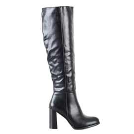 Goodin Klasszikus csizma öko bőrrel fekete