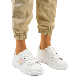 Klasszikus fehér cipők BK929-19 ezüst Klasszikus fehér cipők BK929-19 ezüst