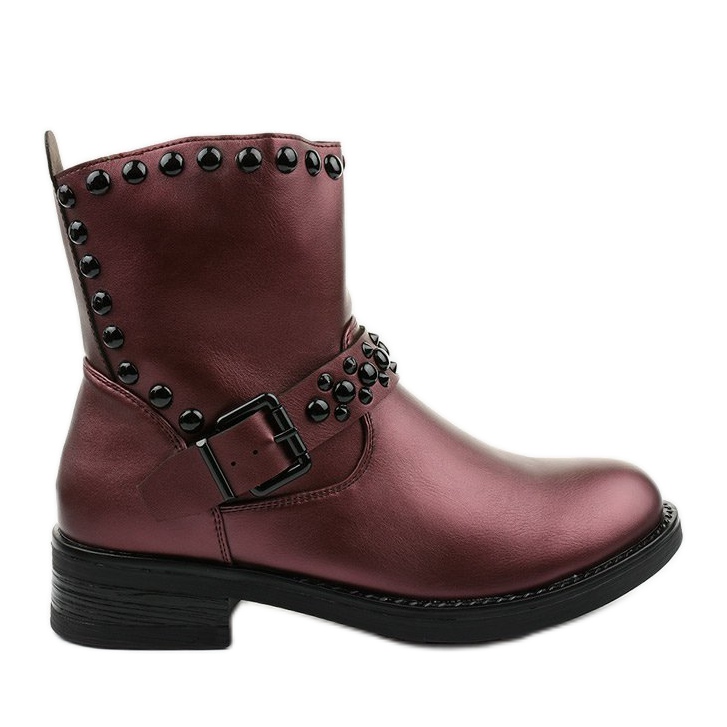 Hölgy gesztenyebarna csizma Reggeli litával piros Hölgy gesztenyebarna csizma Reggeli litával piros