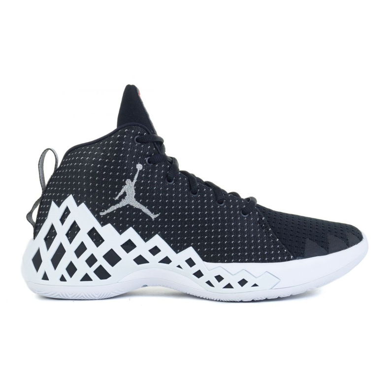 Kosárlabda cipő Nike Jumpman Diamond Mid M CI1204-001 fehér, fehér, fekete fekete