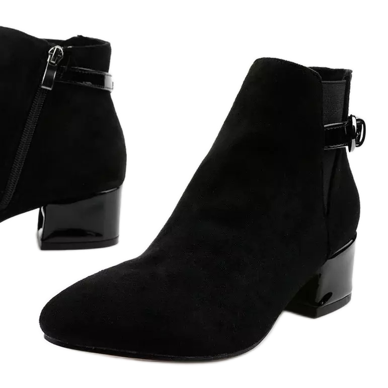 Fekete csizma Brizaris kis postával