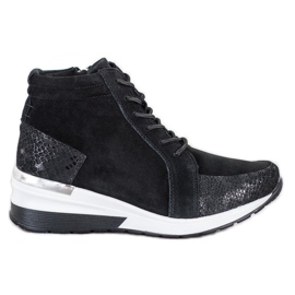 Filippo Fűzős bőrzsákok fekete Filippo Fűzős bőrzsákok fekete