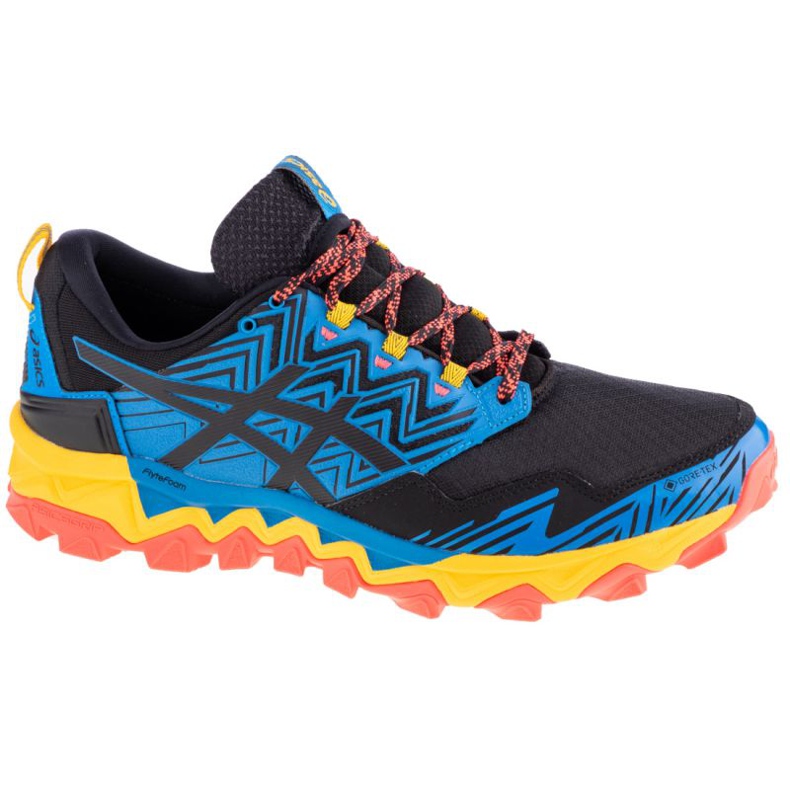 Asics Gel-FujiTrabuco 8 G-TX M 1011A670-402 fekete kék sokszínű Asics Gel-FujiTrabuco 8 G-TX M 1011A670-402 fekete kék sokszínű
