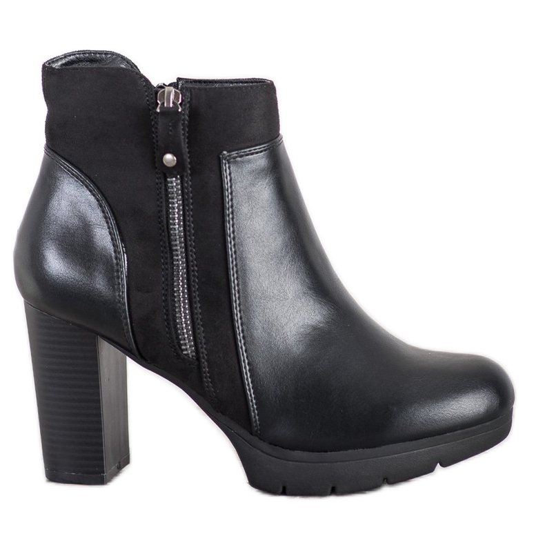 Weide Fekete csizma cipzárral Weide Fekete csizma cipzárral