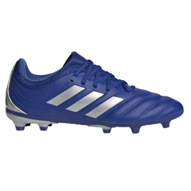 Az adidas Copa 20.3 Fg Jr EH1810 futballcipő fehér kék