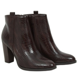 Barna kígyóbőr magas sarkú cipő UK10 Barna Barna kígyóbőr magas sarkú cipő UK10 Barna