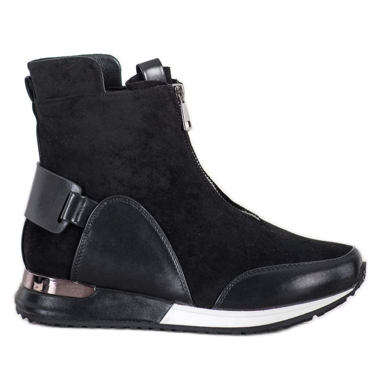 Goodin Sportcipő cipzárral fekete