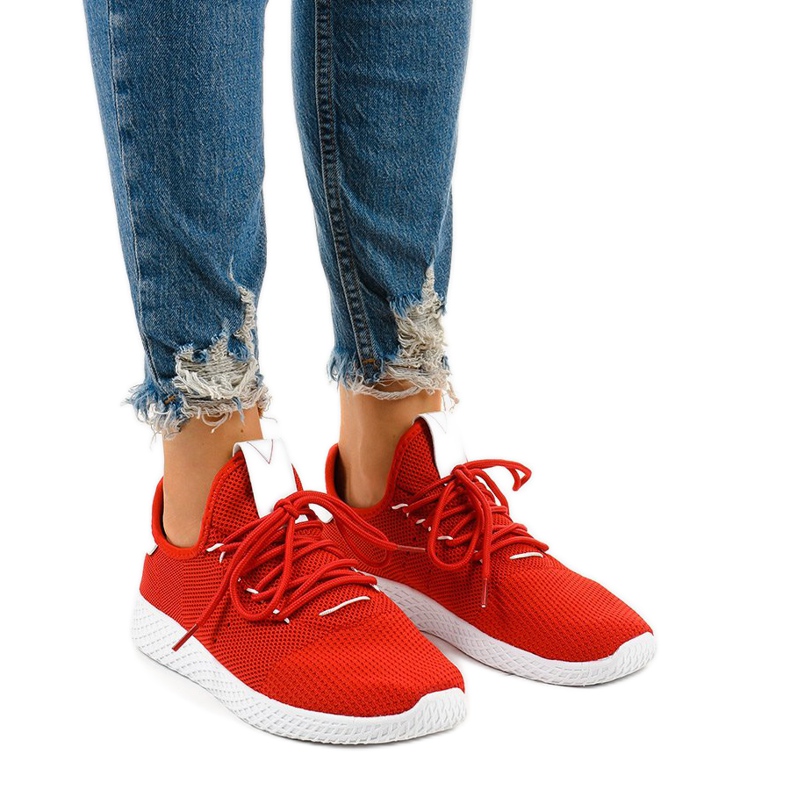 Piros F04-7 sportcipő