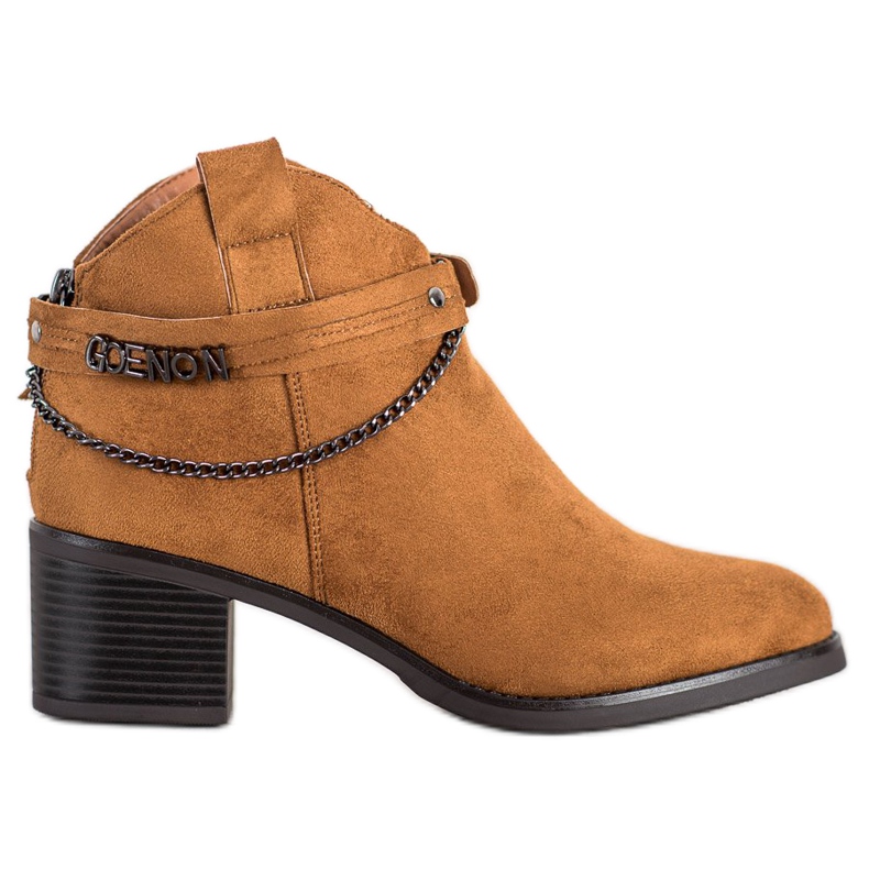 VINCEZA teves csizma barna sokszínű