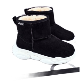 Gyermek Big Star Snow csizma sötét szürke GG374085 fekete sokszínű