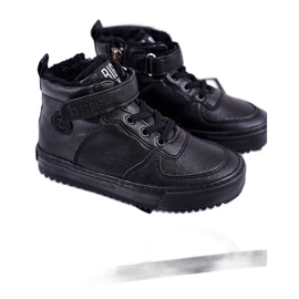 Gyermekcsizma Big Star Warm Black GG374040 fekete