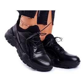 Női Cipők Goe Bőr Fekete GG2N3041