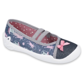 Befado gyermekcipő 116X281 sötétkék ezüst szürke Befado gyermekcipő 116X281 sötétkék ezüst szürke