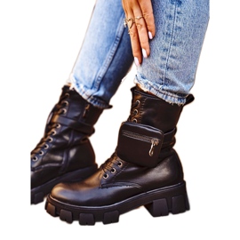 S.Barski Női Csizma A Platformon Fekete Melegített Verdem