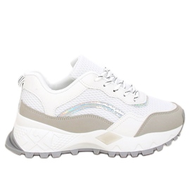 Fehér és szürke LA87P Szürke sportcipő