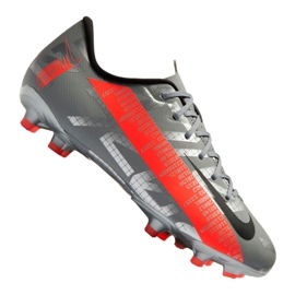 Nike Vapor 13 Academy Mg Jr AT8123-906 futballcipő szürke