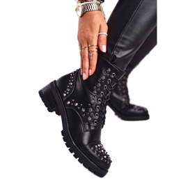 Női csizma csapokkal Black Chill fekete Női csizma csapokkal Black Chill fekete