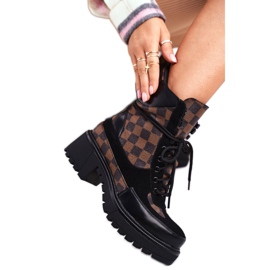 PS1 Női fekete csizma NS169P Milady