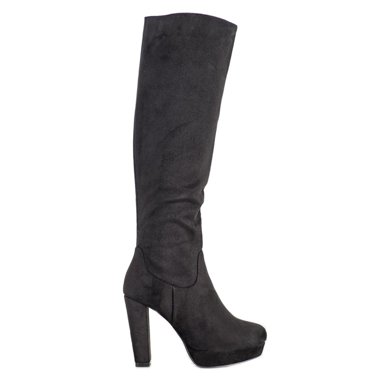 Sergio Leone Csizma a platformon fekete Sergio Leone Csizma a platformon fekete