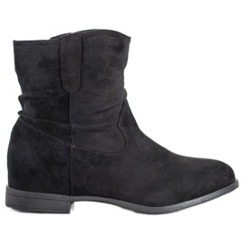 Kylie Csúsztatható csizma ékkel fekete Kylie Csúsztatható csizma ékkel fekete