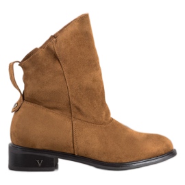 VINCEZA csúszós csizma barna