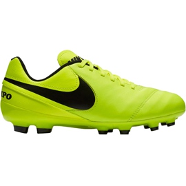 Nike Tiempo Legend Vi Fg Jr 819186 707 futballcipő sárga