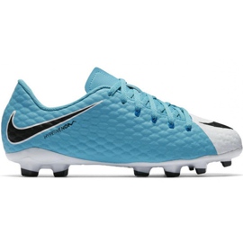 Nike Hypervenom Phelon Iii Fg Jr 852595 104 futballcipő sokszínű kék