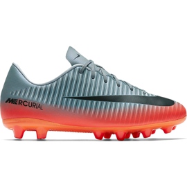 Nike Mercurial Victory 6 CR7 Ag Pro Jr 878643 001 futballcipő szürke