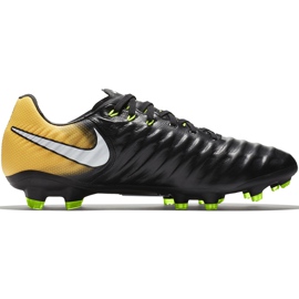 Nike Tiempo Ligera Iv Fg Jr 897725 008 futballcipő fekete