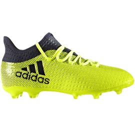 Adidas X 17.1 Fg Jr S82297 futballcipő sokszínű zöld