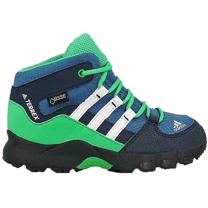 Adidas Terrex Mid Gtx I S76931 gyermekcipő fekete kék sokszínű zöld