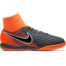 Nike Magista Obra X 2 Academy Df Ic Jr AH7315 080 futballcipő szürke