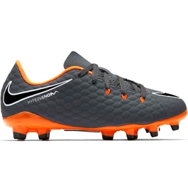 Nike Hypervenom Phantom 3 Academy Fg Jr AH7288 081 futballcipő sokszínű szürke
