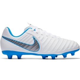Nike Tiempo Legend 7 Club Fg Jr AH7255 107 futballcipő sokszínű fehér