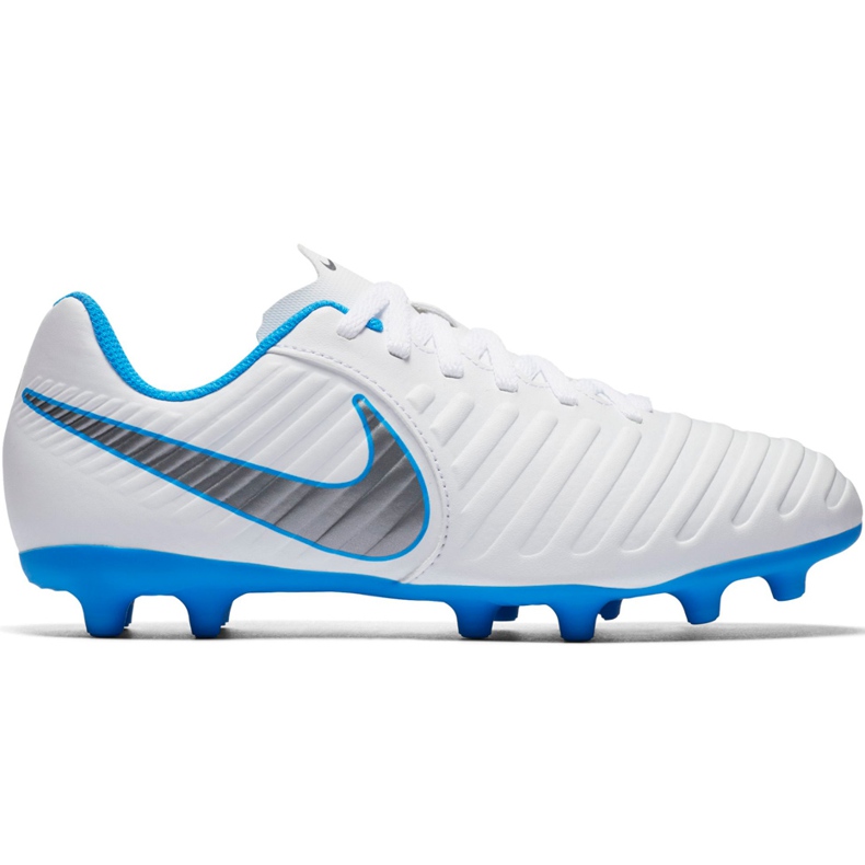 Nike Tiempo Legend 7 Club Fg Jr AH7255 107 futballcipő sokszínű fehér