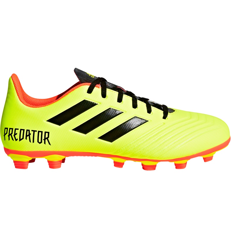 Adidas Predator 18.4 FxG DB2005 futballcipő sokszínű sárga