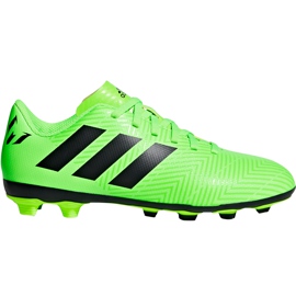 Adidas Nemeziz Messi 18.4 FxG Jr DB2371 futballcipő zöld