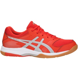 Asics Gel-Rocket 8 B706Y 0693 férfi röplabda cipő sokszínű narancs