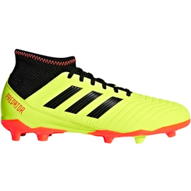 Adidas Predator 18.3 Fg Jr DB2319 futballcipő sokszínű sárga