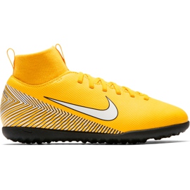 Nike Mercurial Superfly X 6 Club Neymar Tf Jr AO2894 710 futballcipő sokszínű sárga Nike Mercurial Superfly X 6 Club Neymar Tf Jr AO2894 710 futballcipő sokszínű sárga