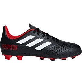 Adidas Predator 18.4 FxG Jr DB2323 futballcipő sokszínű fekete