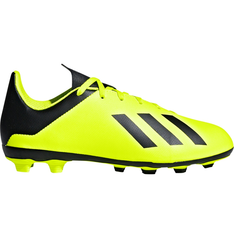 Adidas X 18.4 FxG Jr DB2420 futballcipő sárga sárga Adidas X 18.4 FxG Jr DB2420 futballcipő sárga sárga