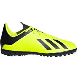 Az adidas X Tango 18.4 Tf Jr DB2435 futballcipő sárga sárga