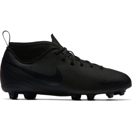 Nike Phantom Vsn Club Df Fg Jr AO3288 001 futballcipő sokszínű fekete