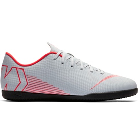 Nike Mercurial Vapor X 12 Club Ic Jr AH7354 060 futballcipő sokszínű szürke