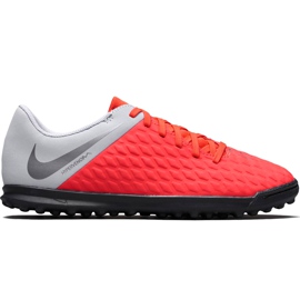 Nike Hypervenom Phantom X 3 Club Tf Jr AJ3790 600 futballcipő sokszínű piros
